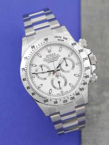 Rolex Daytona 116520 | "APH" white dial | all factory stickers untampered | true unworn 06/15 UK full set