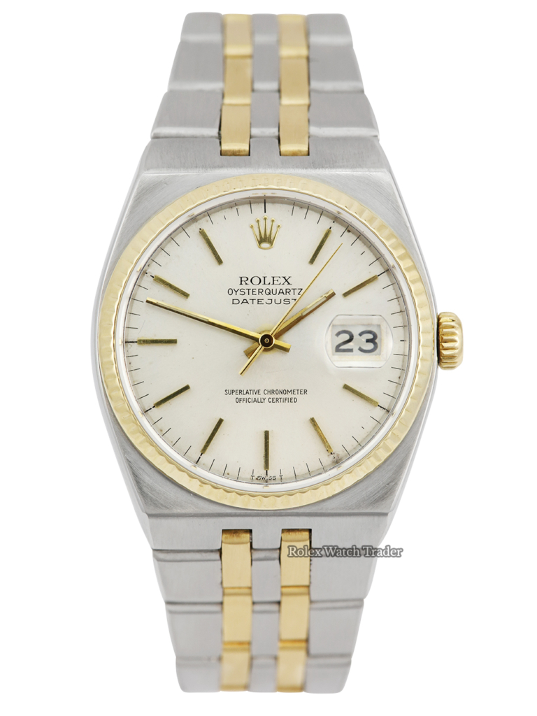 Rolex Datejust Oysterquartz Oyster Quartz 17013 | Silver baton dial