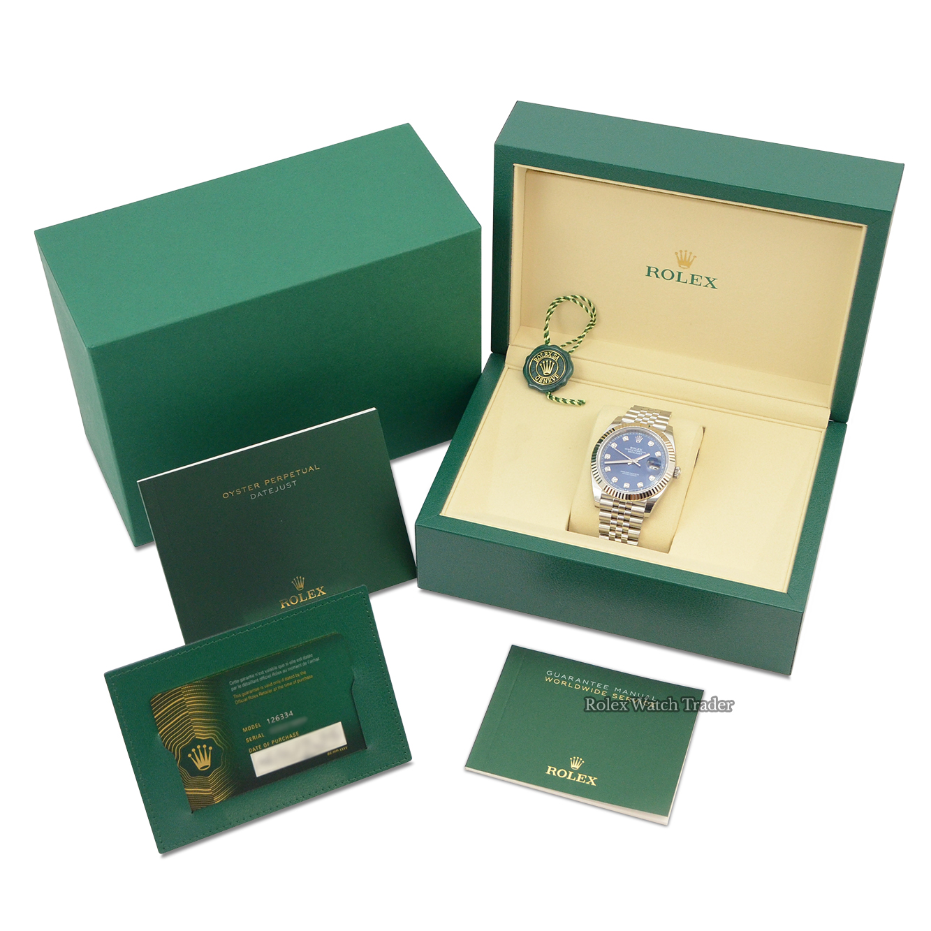 Rolex Datejust 41 126334 Blue diamond dot dial | Nov 2025 with till receipt Rolex Datejust 41 126334 Blue diamond dot dial | Nov 2025 with till receipt