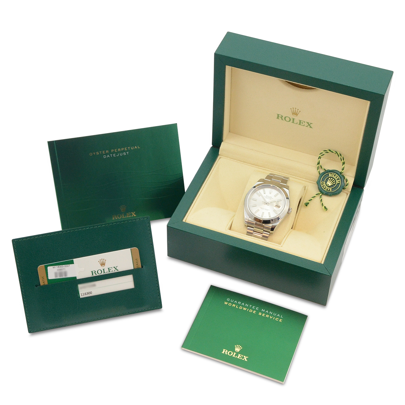 Rolex Datejust II 116300 | Silver Baton Dial Rolex Datejust II 116300 | Silver Baton Dial