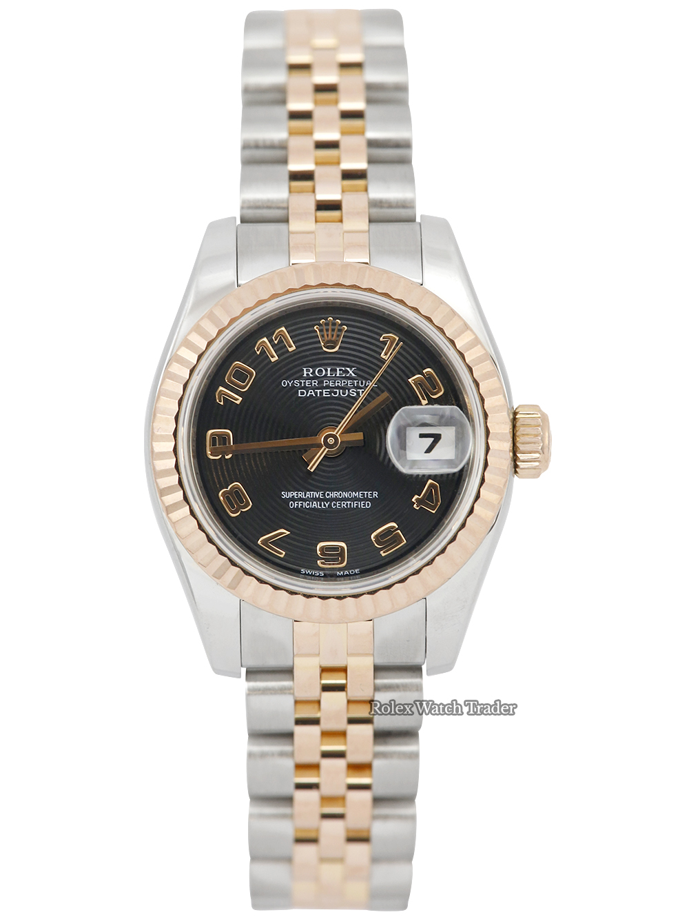 Rolex Lady-Datejust 179171 black concentric dial Rolex Lady-Datejust 179171 black concentric dial