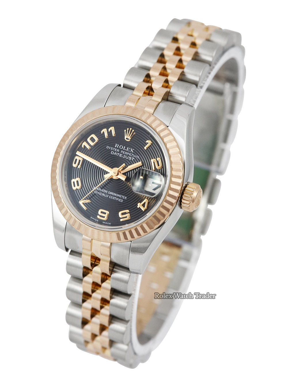 Rolex Lady-Datejust 179171 black concentric dial Rolex Lady-Datejust 179171 black concentric dial