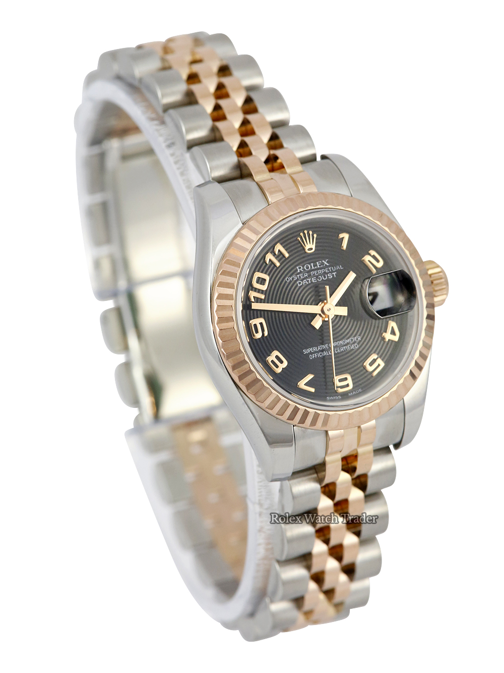 Rolex Lady-Datejust 179171 black concentric dial Rolex Lady-Datejust 179171 black concentric dial