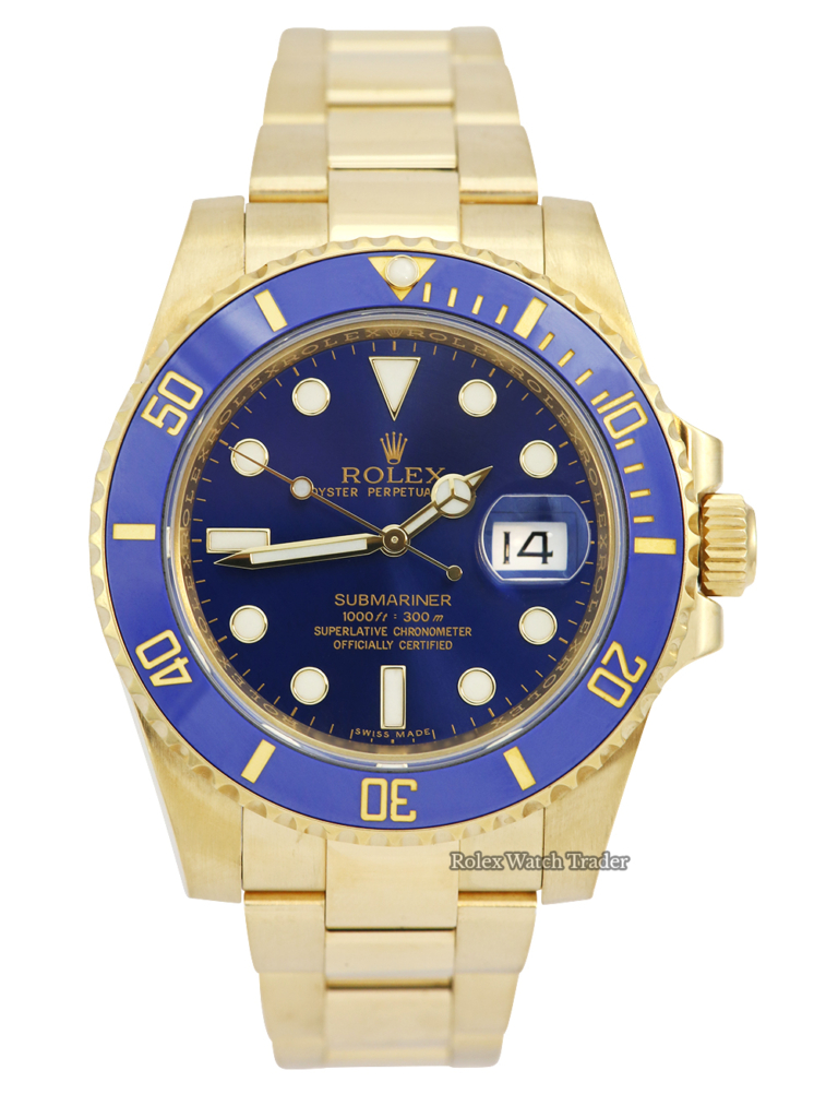 Rolex Submariner Date 116618LB | box and papers July 2016
