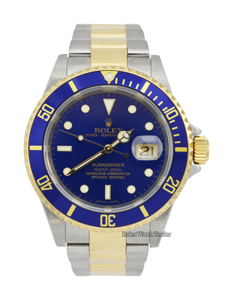 Rolex Submariner Date 16613 | serviced by Rolex unworn since